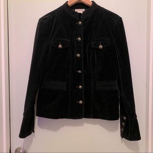Michael Kors black velvet jacket sz 12